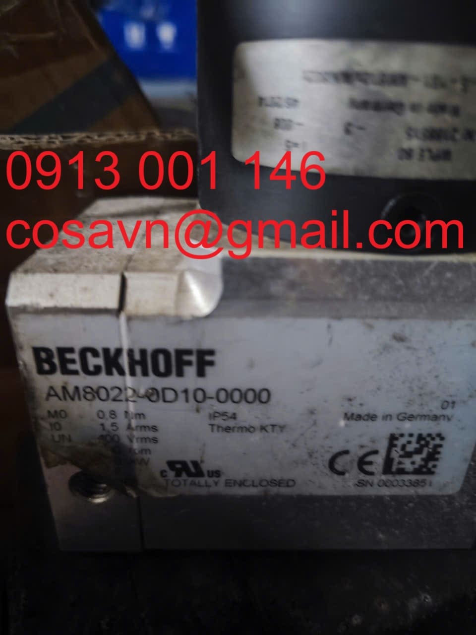 Beckhoff Động cơ servo Beckhoff AM8022-0D10-0000 AM8022-0D10-0000